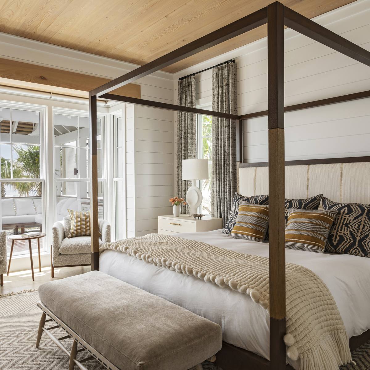 Bedroom prepared for arrival